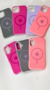 گارذ پاستیلی آیفون در رنگ یاسی صورتی سرخابی طوسی