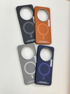 گارد اندروید طرح مک سیف در رنگ های آبی قهواه ای مشکی و خاکستری