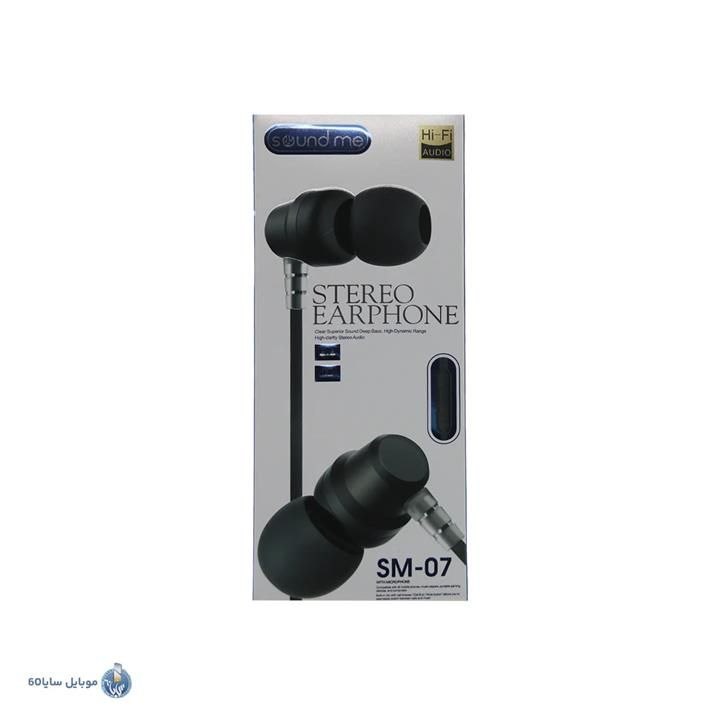 هندزفری سیمی برند : sound me
مدل : SM 07